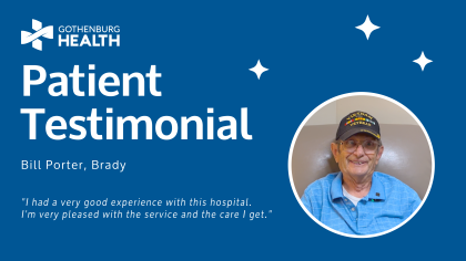 Cover photo for patient testimonial video