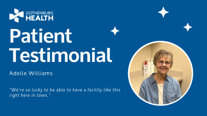 Cover photo for patient testimonial video