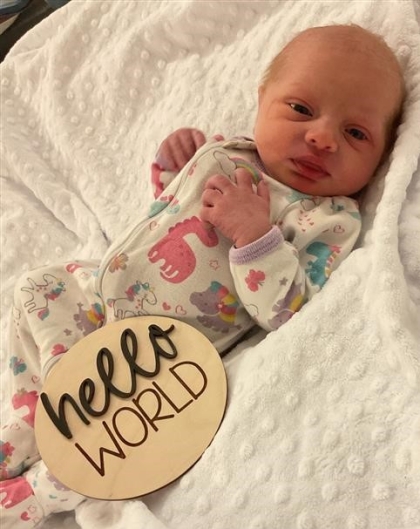 Newborn Photo of Raelynn Marie 