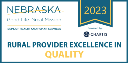 Award graphic for Rural Provider Excellence in Quality