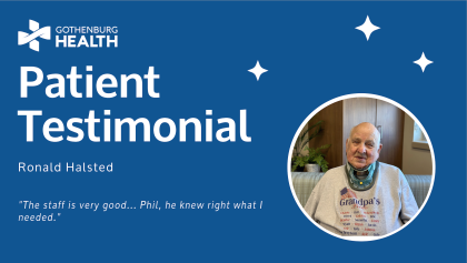 Patient Testimonial cover page