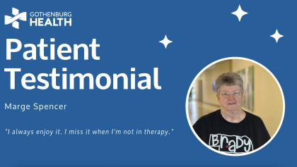 Cover photo for patient testimonial video