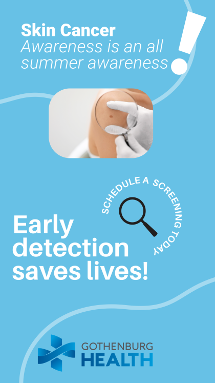 Skin Cancer Awareness graphic