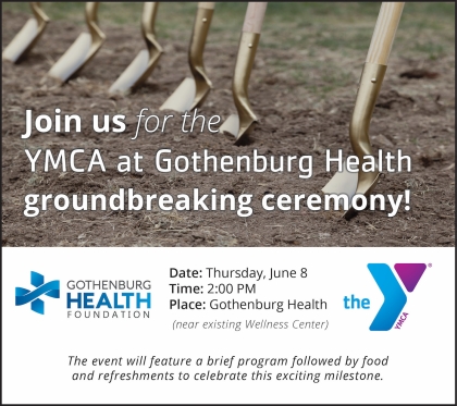 YMCA at Gothenburg Health Groundbreaking Ceremony